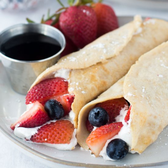 Egg White Crepes