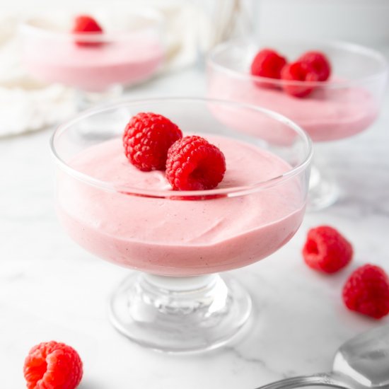 Raspberry Vanilla Mousse