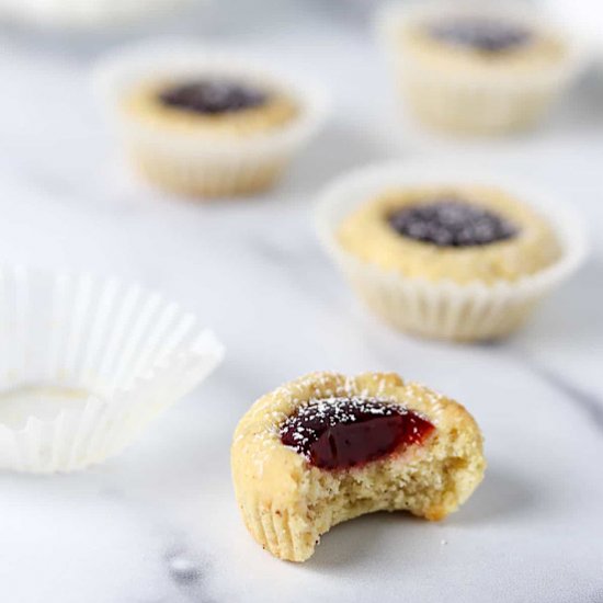 Raspberry Hazelnut Thumbprints