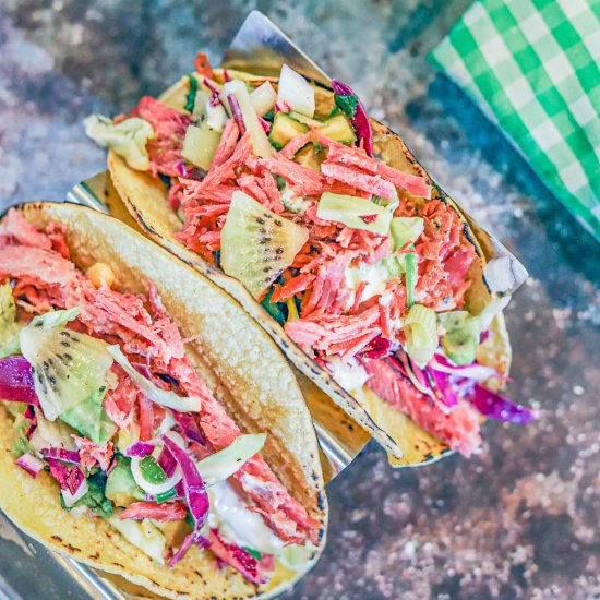 Corned Beef Irish Tacos