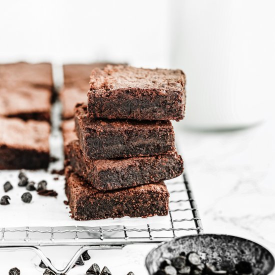 Homemade fudgy brownies recipe