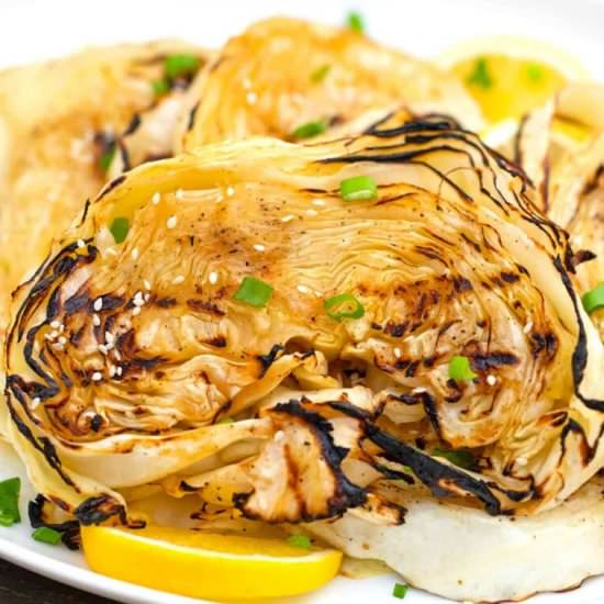 Teriyaki Cabbage Steaks