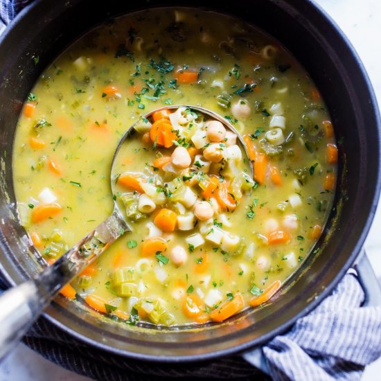 Chickpea Noodle Soup