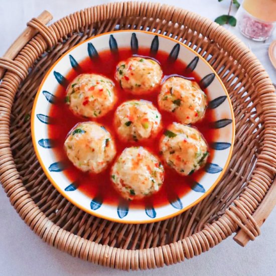 Sweet And Sour Tofu Meatballs