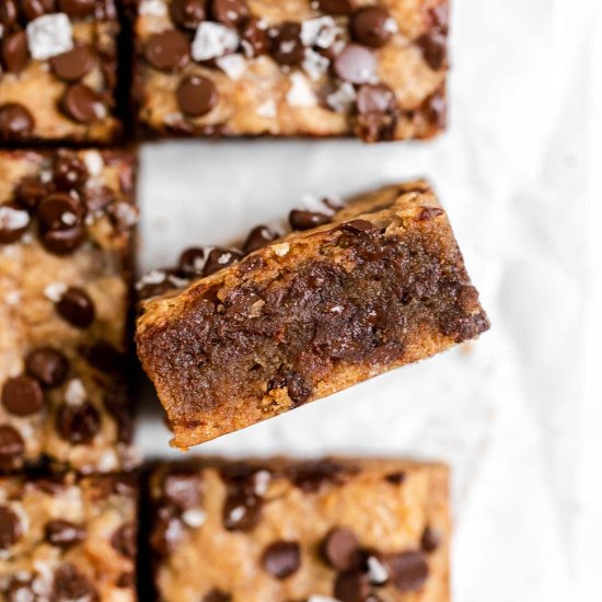 Vegan Chocolate Chip Blondies