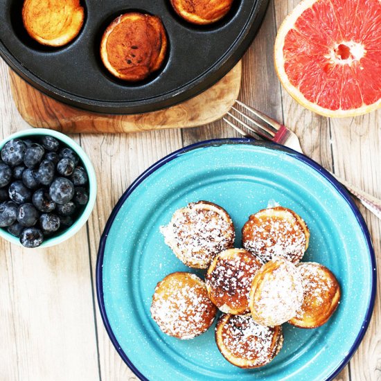 Danish pancakes (aebleskiver)