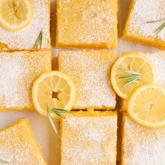 Rosemary Lemon Bars