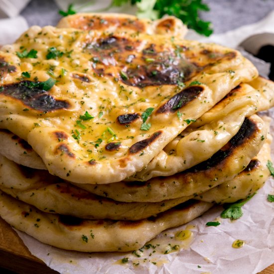 Garlic Naan Bread Recipe