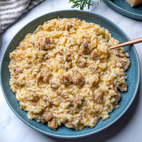 Risotto with Italian Sausage