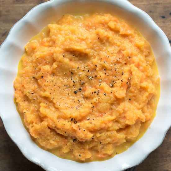 Swede and Carrot Mash