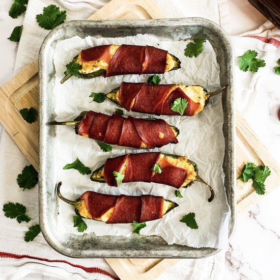 Smoked Turkey Bacon Jalapeno Popper