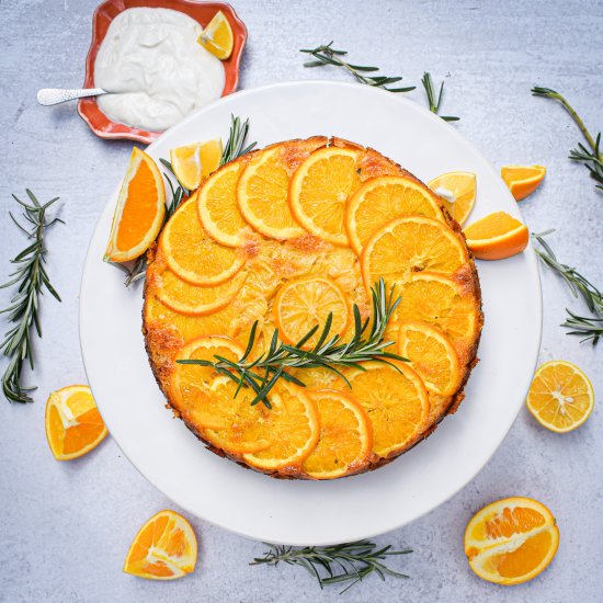 Citrus & Rosemary Olive Oil Cake