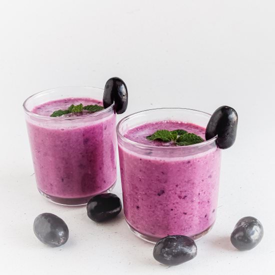 Grape Smoothie Without Yogurt