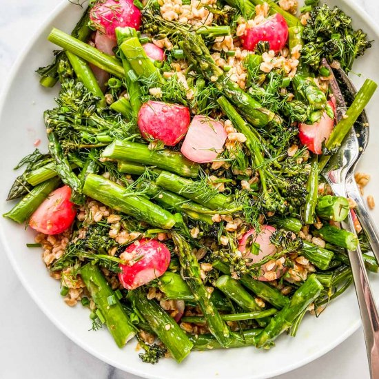 Spring Farro Salad