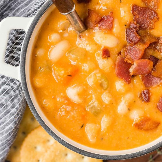 Smoky Bacon and Bean Soup!