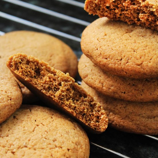 Chewy molasses ginger cookies