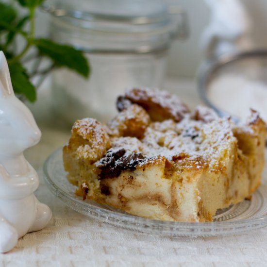 Bread and butter pudding