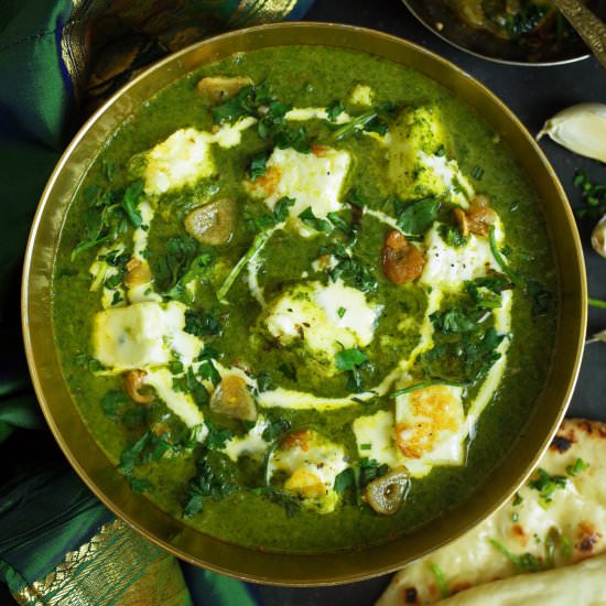 Palak Paneer/Spinach & Cheese Curry