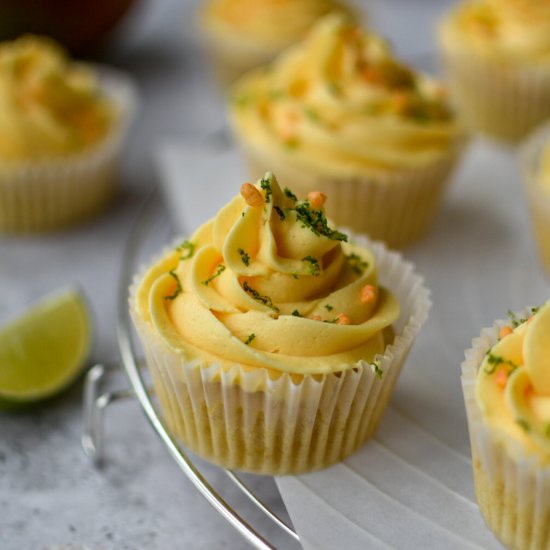 Mango and Lime Cupcakes