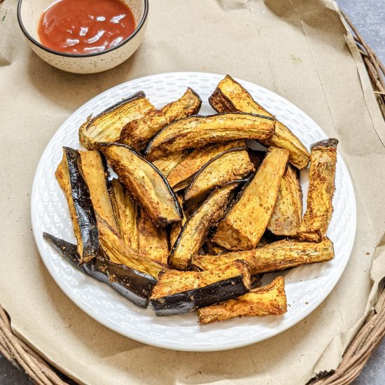 Air fryer eggplant fries