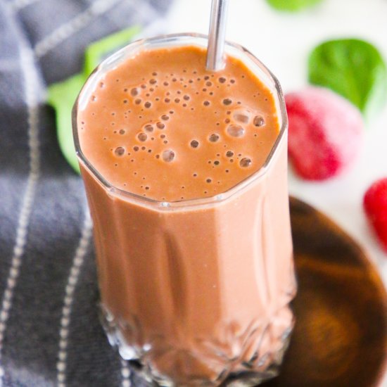 Strawberry Banana Spinach Smoothie