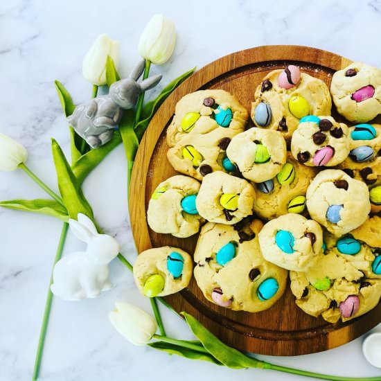 Easter M&M Cookies