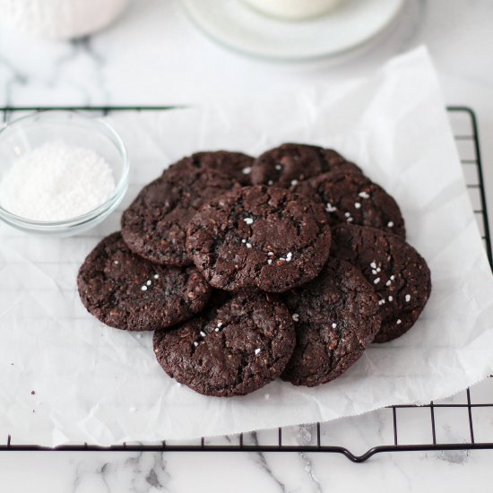 Chewy Double-Chocolate Cookies