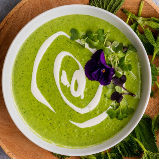 Nettle Soup with Potato and Leek