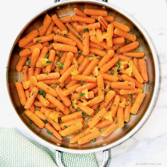 Orange Glazed Carrots Side Dish