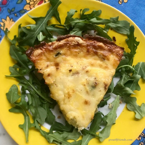 Bacon and Cheese Quiche Recipe