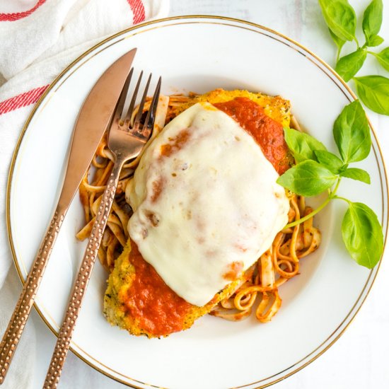 Healthy Keto Chicken Parmigiana