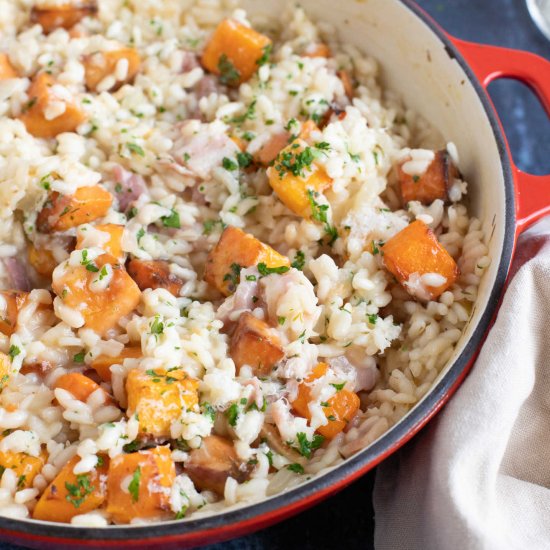 Butternut Squash & Bacon Risotto