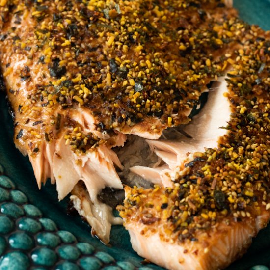 Crispy Furikake Salmon