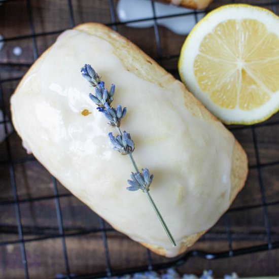 Lavender Lemon Mini Loaves