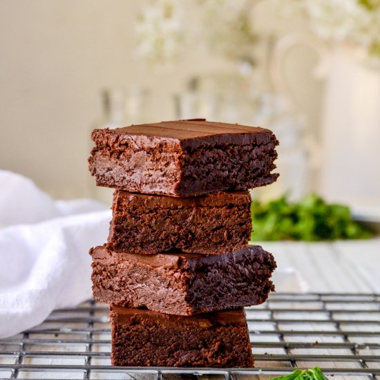 Thin Mint Brownies