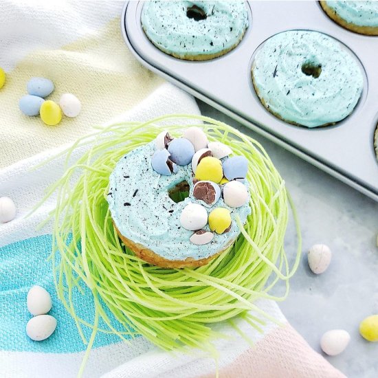 Whiskey Speckled Easter Donuts