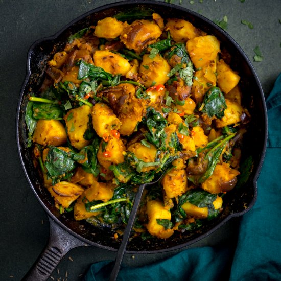 Saag Aloo