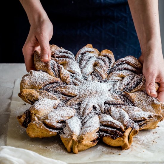 Cinnamon Walnut Star Bread