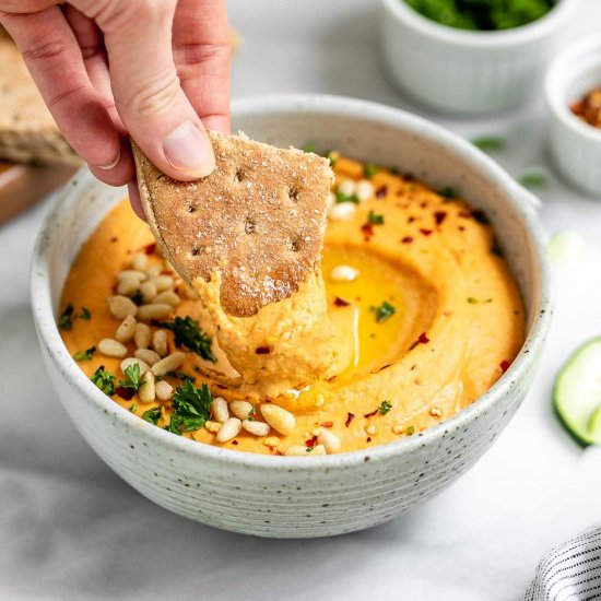 Roasted Red Pepper Hummus