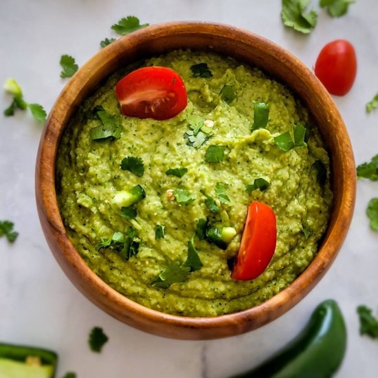 Cilantro Jalapeno Hummus