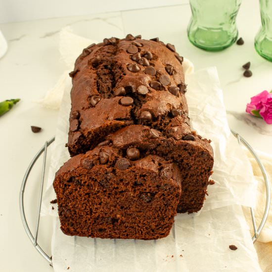 Double Chocolate Banana Bread