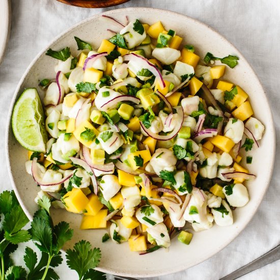 Mango Halibut Ceviche