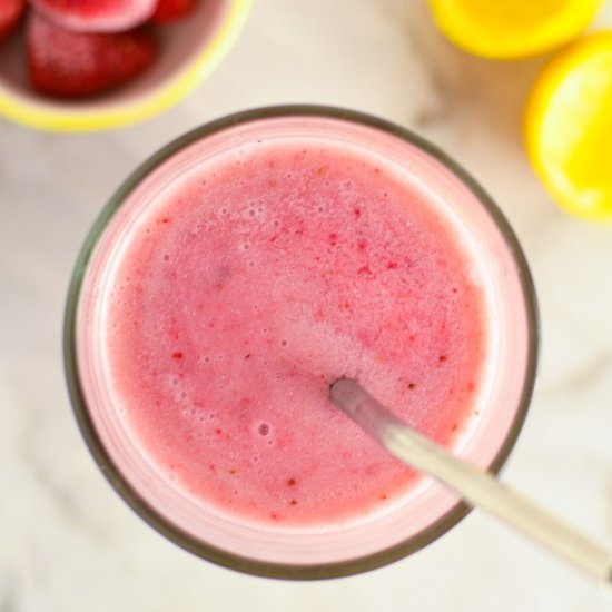 Soy Strawberry Lemon Smoothie