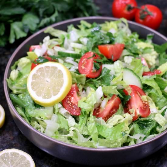 Mediterranean Lemon Parsley Salad