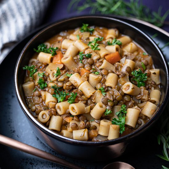 Easy Pasta with Lentils