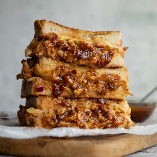 BBQ Chicken Grilled Cheese