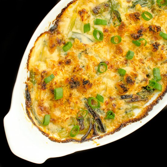 Scallion Gratin