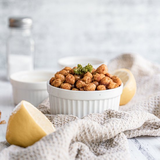 spicy roasted chickpeas