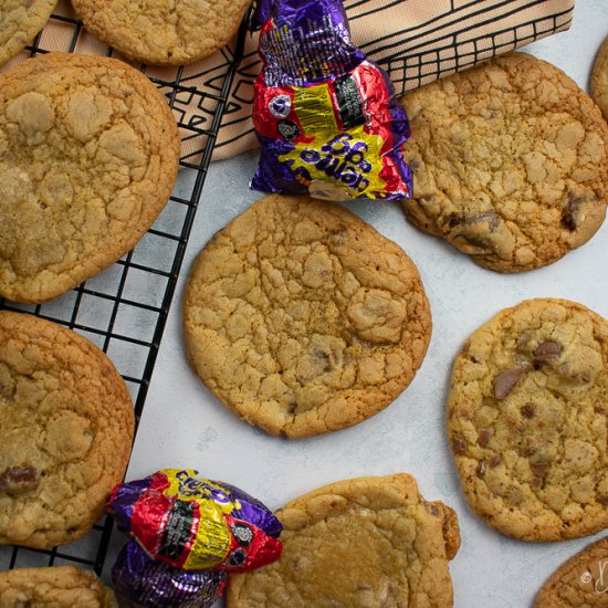 Chewy Crème Egg Cookies