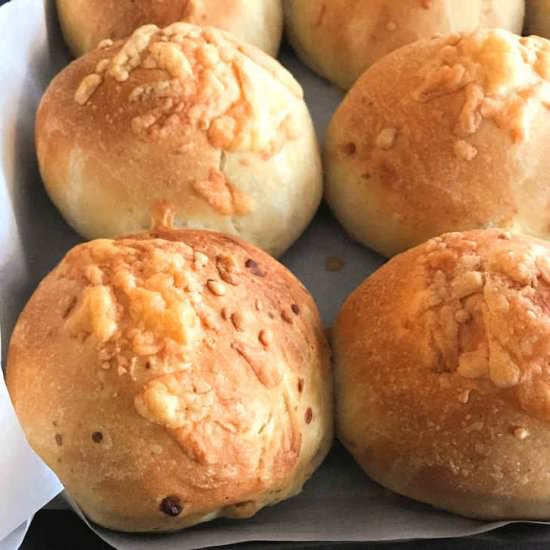 cheddar beer bread rolls